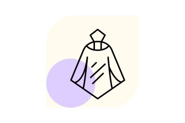 Makyaj Pelerini, vektör, piksel mükemmel, illüstratör dosyası