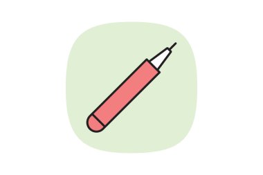 Dudak boyası, vektör, piksel mükemmel, illüstratör dosyası