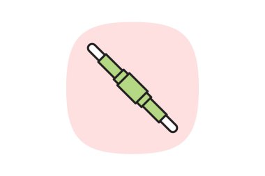 Contour Çubuğu, vektör, piksel mükemmel, illüstratör dosyası