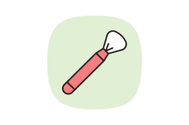 Kırmızı Fırça, vektör, piksel mükemmel, illüstratör dosyası