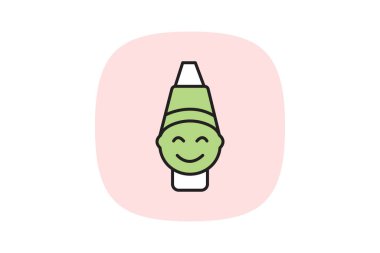 Face Pastel, vektör, piksel mükemmel, illüstratör dosyası