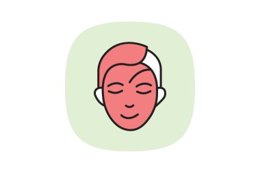 Yüz Boyası, vektör, piksel mükemmel, illüstratör dosyası