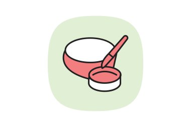 Göz kalemi, kap, vektör, piksel mükemmel, illüstratör dosyası