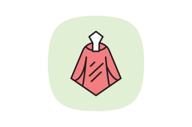 Makyaj Pelerini, vektör, piksel mükemmel, illüstratör dosyası