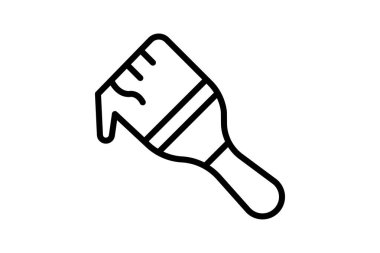 Boya fırçası, vektör, piksel mükemmel, illüstratör dosyası