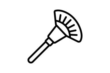 Fan fırçası, vektör, piksel mükemmel, illüstratör dosyası