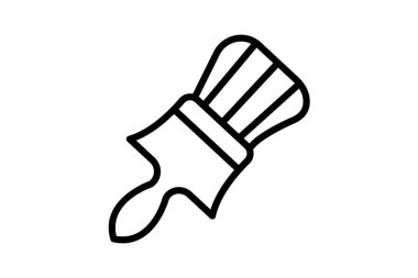 Düz Fırça, vektör, piksel mükemmel, illüstratör dosyası