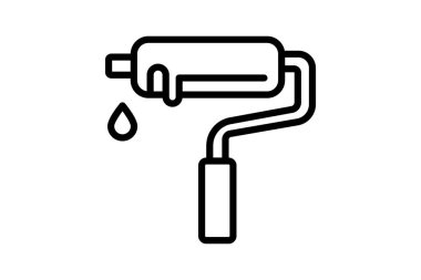 Boya silindiri, vektör, piksel mükemmel, illüstratör dosyası