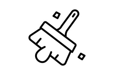 Duvar fırçası, vektör, piksel mükemmel, illüstratör dosyası