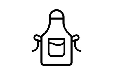 Önlük, vektör, piksel mükemmel, çizer dosyası