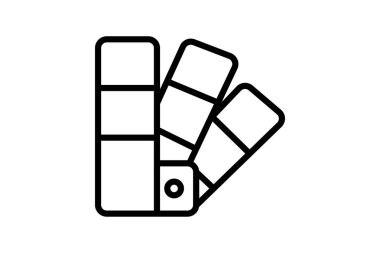 Renk İzi, vektör, piksel mükemmel, illüstratör dosyası