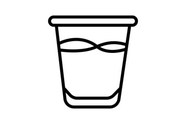 Su kabı, vektör, piksel mükemmel, illüstratör dosyası