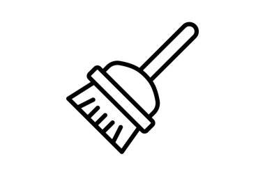 Fırça Temizleyici, vektör, piksel mükemmel, illüstratör dosyası