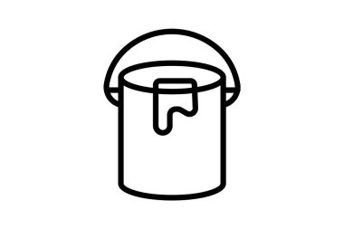 Boya kaplaması, vektör, piksel mükemmel, illüstratör dosyası