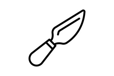 Palet Bıçak, vektör, piksel mükemmel, illüstratör dosyası