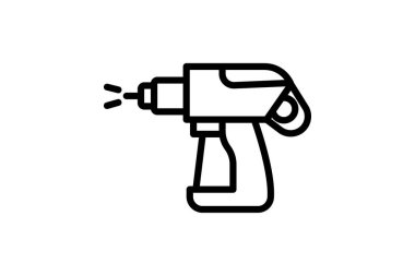 Elektrik Boyası Spreyi, vektör, piksel mükemmel, illüstratör dosyası