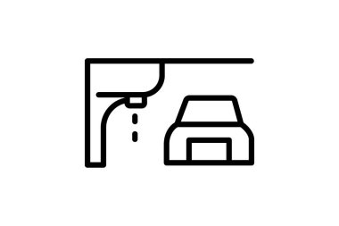 Boyama kabini, vektör, piksel mükemmel, illüstratör dosyası