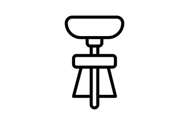 Sanatçı Taburesi, vektör, piksel mükemmel, illüstratör dosyası