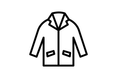 Ceket, vektör, piksel mükemmel, illüstratör dosyası bitiriliyor