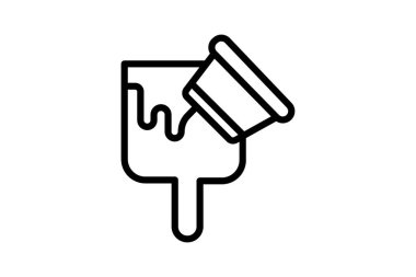 Dış Boya, vektör, piksel mükemmel, illüstratör dosyası