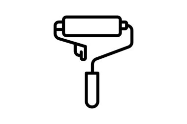 Boya Roller Stand, vektör, piksel mükemmel, illüstratör dosyası