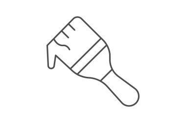 Boya fırçası, vektör, piksel mükemmel, illüstratör dosyası