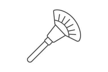 Fan fırçası, vektör, piksel mükemmel, illüstratör dosyası