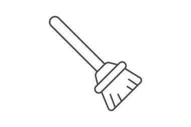 Süpürge fırçası, vektör, piksel mükemmel, illüstratör dosyası