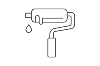Boya silindiri, vektör, piksel mükemmel, illüstratör dosyası