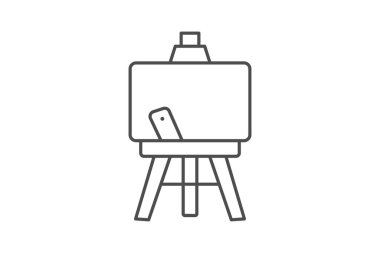 Tablo Easel, vektör, piksel mükemmel, çizer dosyası