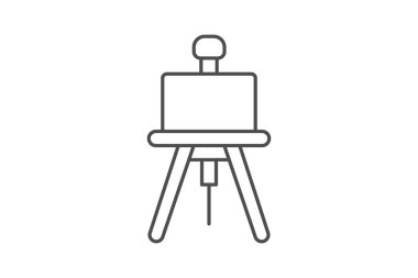 Stüdyo Easel, vektör, piksel mükemmel, illüstratör dosyası