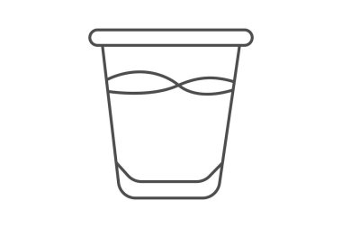 Su kabı, vektör, piksel mükemmel, illüstratör dosyası