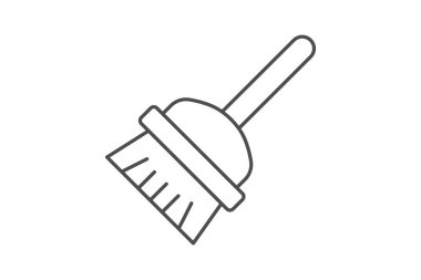 Fırça Temizleyici, vektör, piksel mükemmel, illüstratör dosyası