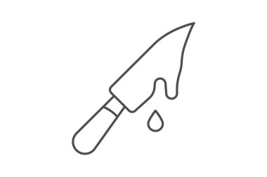 Resim Bıçağı, vektör, piksel mükemmel, illüstratör dosyası