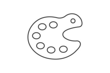 Masaüstü Paleti, vektör, piksel mükemmel, illüstratör dosyası