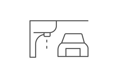 Boyama kabini, vektör, piksel mükemmel, illüstratör dosyası