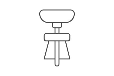 Sanatçı Taburesi, vektör, piksel mükemmel, illüstratör dosyası