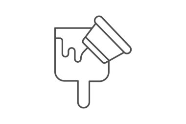 Dış Boya, vektör, piksel mükemmel, illüstratör dosyası