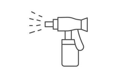 Sprey başlığı, vektör, piksel mükemmel, illüstratör dosyası