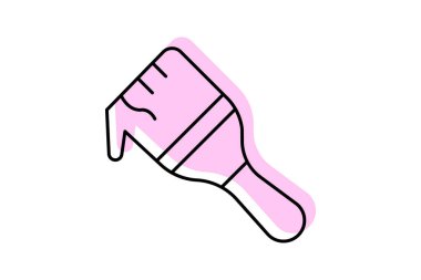 Boya fırçası, vektör, piksel mükemmel, illüstratör dosyası