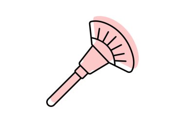 Fan fırçası, vektör, piksel mükemmel, illüstratör dosyası