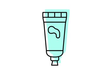 Boya tüpü, vektör, piksel mükemmel, illüstratör dosyası