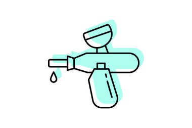 Hava fırçası, vektör, piksel mükemmel, illüstratör dosyası