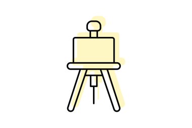 Stüdyo Easel, vektör, piksel mükemmel, illüstratör dosyası