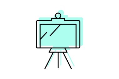 Easel, vektör, piksel mükemmel, çizer dosyası