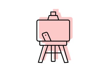 Tablo Easel, vektör, piksel mükemmel, çizer dosyası