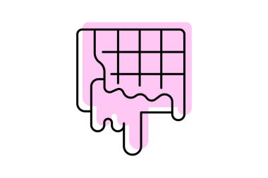 Izgara, vektör, piksel mükemmel, illüstratör dosyası