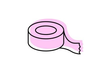 Boya bandı, vektör, piksel mükemmel, illüstratör dosyası