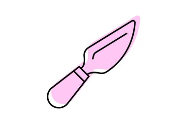 Palet Bıçak, vektör, piksel mükemmel, illüstratör dosyası