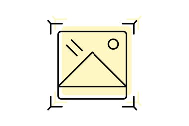 Sanat çerçevesi, vektör, piksel mükemmel, illüstratör dosyası